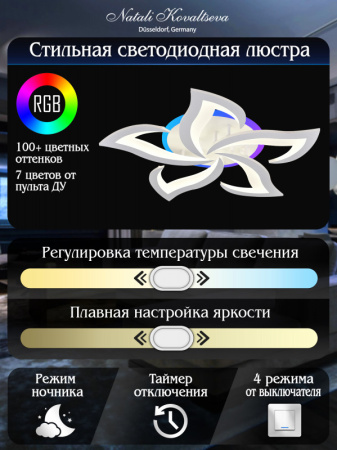 Люстры накладные — Накладная люстра Natali Kovaltseva LED LAMPS 81146 купить в  Люстры накладные — Накладная люстра Natali Kovaltseva LED LAMPS 81146 купить в
