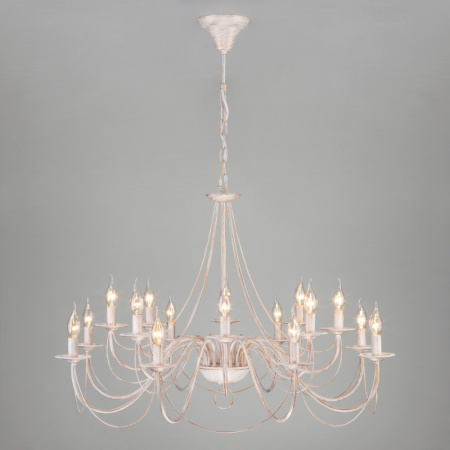 Люстры подвесные — Подвесная люстра Eurosvet 60015/16 белый с золотом купить в 