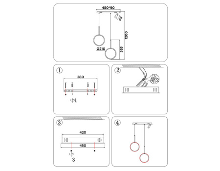 Подвесные светильники — Подвесной светильник Ambrella Light FL5274 купить в 