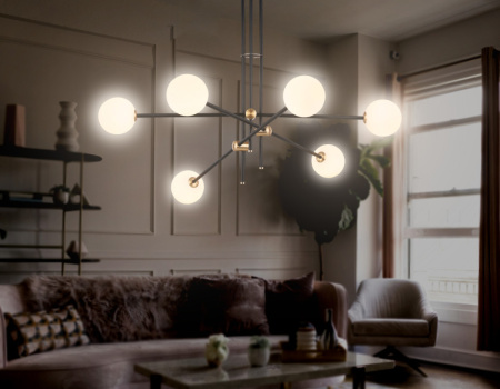 Люстры на штанге — Люстра на штанге Ambrella Light TR2523 купить в 