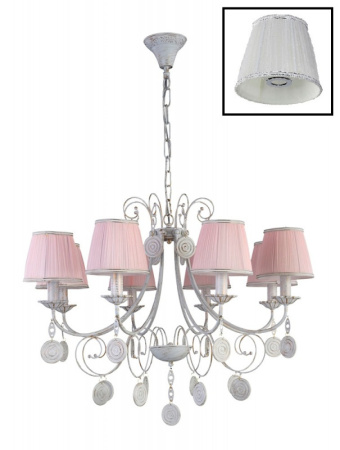 Люстры подвесные — Подвесная люстра Crystal Lux EMILIA SP8 купить в 