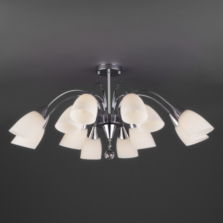 Люстры на штанге — Люстра на штанге Eurosvet 30149 хром купить в 