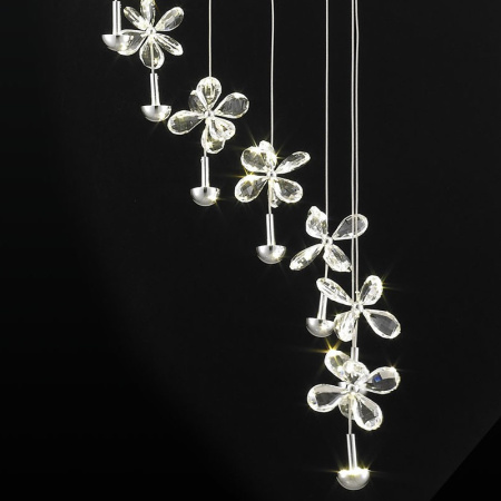 Люстры каскадные — Каскадная люстра DeLight Collection MD2553/12R купить в 