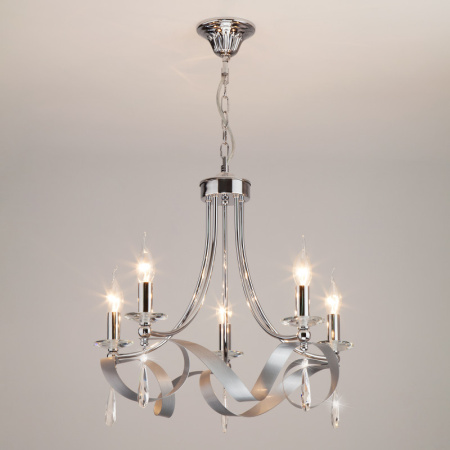 Люстры подвесные — Подвесная люстра Eurosvet 60064/5 хром купить в 