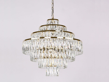 Люстры каскадные — Каскадная люстра Newport 10125+6/C gold купить в 