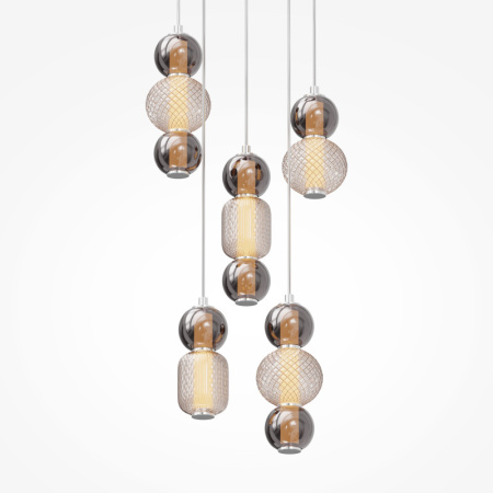 Люстры каскадные — Каскадная люстра Maytoni MOD273PL-L80CH3K купить в 