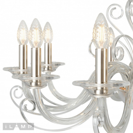 Люстры подвесные — Подвесная люстра iLamp P9372-10 GD купить в 