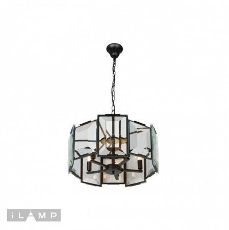 Люстры подвесные — Подвесная люстра iLamp 6115-560BK купить в 