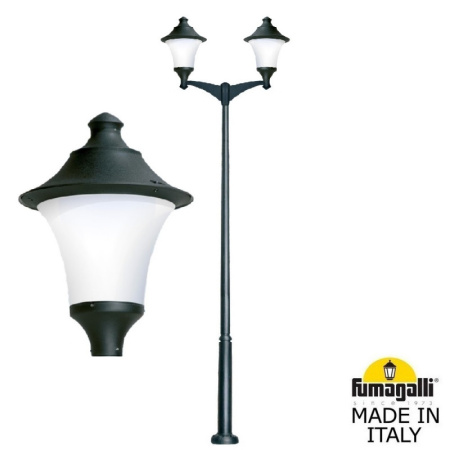 Высокие уличные фонари — Садово-парковый светильник Fumagalli R50.372.A20.AYE27 купить в 