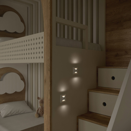 Подсветка стен и ступеней — Подсветка ступеней лестницы Werkel W1154501 купить в 