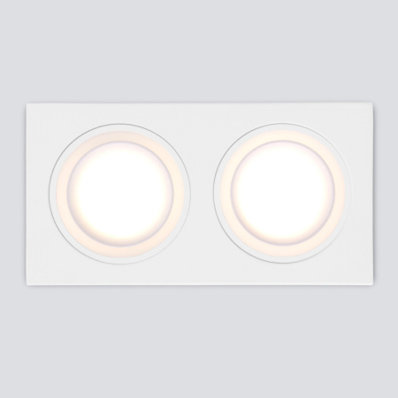 Встраиваемые точечные светильники — Встраиваемый светильник Elektrostandard 1091/2 MR16 белый купить в 