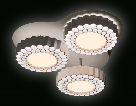 Люстры накладные — Накладная люстра Ambrella Light FH12/3 WH 96W D500 купить в  Люстры накладные — Накладная люстра Ambrella Light FH12/3 WH 96W D500 купить в