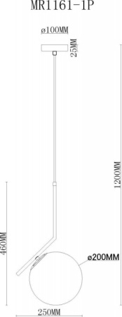 Подвесные светильники — Подвесной светильник MyFar MR1161-1P купить в 