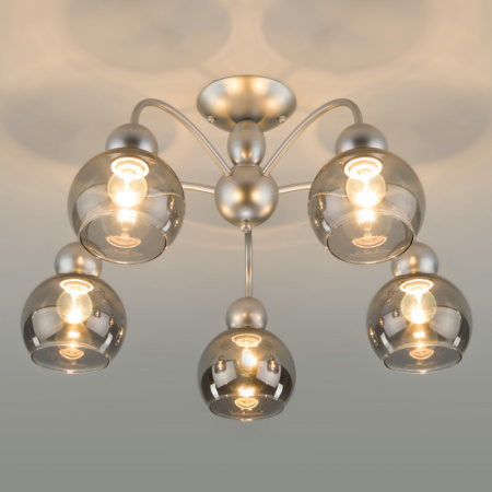 Люстры на штанге — Люстра на штанге Eurosvet 30148/5 серебро купить в  Люстры на штанге — Люстра на штанге Eurosvet 30148/5 серебро купить в