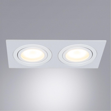 Встраиваемые точечные светильники — Встраиваемый светильник ARTE Lamp A2168PL-2WH купить в 