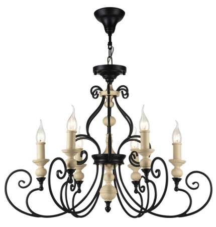 Люстры подвесные — Подвесная люстра Maytoni H631-PL-06-B купить в 