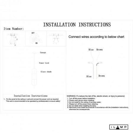 Подвесные светильники — Подвесной светильник iLamp Drop 8121P SM купить в 