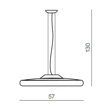 Подвесные светильники — Подвесной светильник Azzardo Snello 57 с пультом управления AZ1432 купить в 