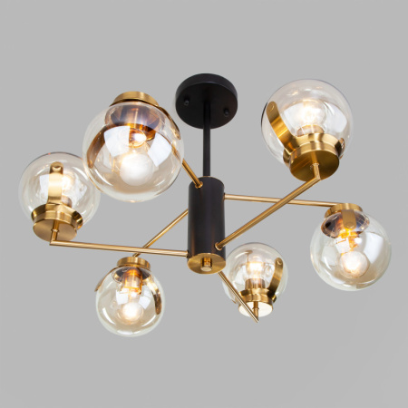 Люстры на штанге — Люстра на штанге Eurosvet 70118/6 черный купить в 