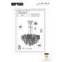Люстры подвесные — Подвесная люстра iLamp 8005-D800 GD купить в  Люстры подвесные — Подвесная люстра iLamp 8005-D800 GD купить в