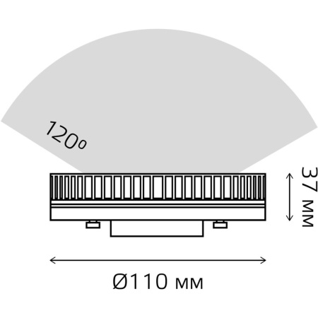 Светодиодные лампы — Светодиодная лампа Gauss 83824 купить в 