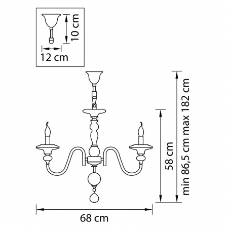 Люстры подвесные — Подвесная люстра Osgona Azzurro 699064 купить в 