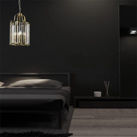 Люстры подвесные — Подвесная люстра Lumien Hall Lariana LH3038/4P-A-CO-CL купить в 