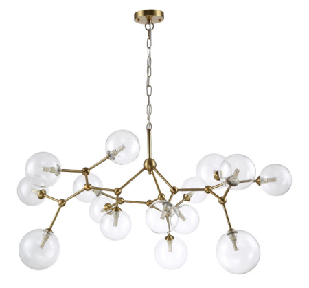 Люстры подвесные — Подвесная люстра Crystal Lux MAXIMO SP15 BRONZE купить в 