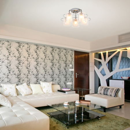 Люстры на штанге — Люстра на штанге Eurosvet 30160/5 хром купить в 