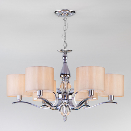 Люстры подвесные — Подвесная люстра Eurosvet 60111/6 хром купить в 