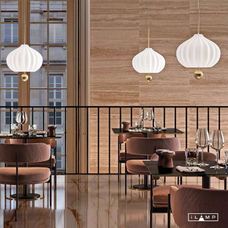 Подвесные светильники — Подвесной светильник iLamp 10808P/1 WH-GL купить в 