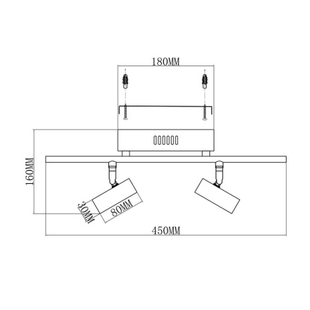 Споты — Светодиодный спот Moderli Right V5045-2WL купить в  Споты — Светодиодный спот Moderli Right V5045-2WL купить в