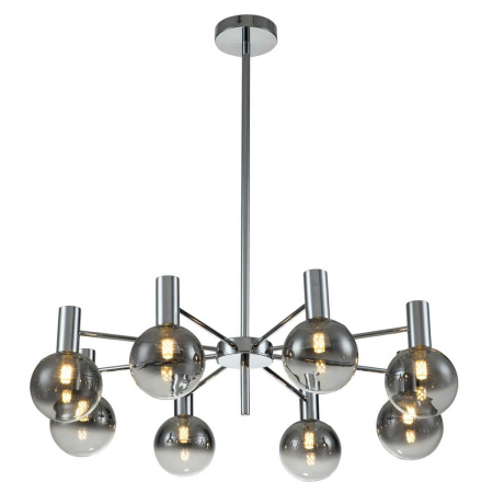 Люстры на штанге — Подвесная люстра Indigo Collana 13015/8R Chrome V000223 купить в  Люстры на штанге — Подвесная люстра Indigo Collana 13015/8R Chrome V000223 купить в