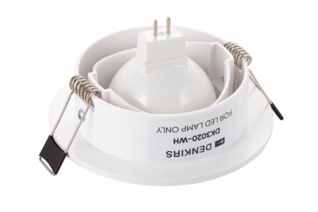 Встраиваемые точечные светильники — Встраиваемый светильник Denkirs DK3020-WH купить в 