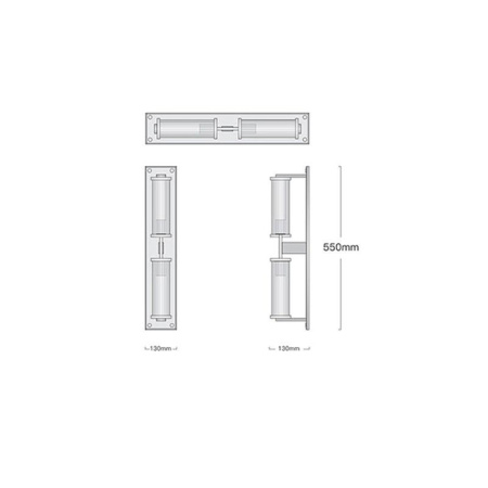 Потолочные светильники — Бра Imperium Loft Alouette Linear Sconce 140565-26 купить в  Потолочные светильники — Бра Imperium Loft Alouette Linear Sconce 140565-26 купить в