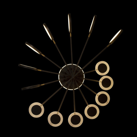 Люстры накладные — Накладная люстра LOFT IT 10164L Black купить в 