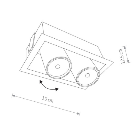 Встраиваемые точечные светильники — Встраиваемый светильник Nowodvorski 8938 купить в 