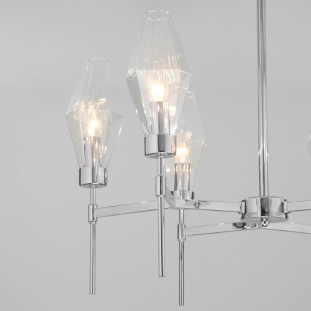 Люстры на штанге — Люстра на штанге Eurosvet 60143/6 хром купить в 