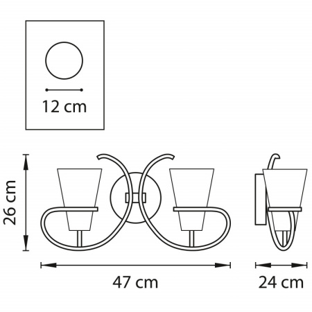Настенные бра — Бра Lightstar 733627 купить в 