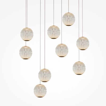 Люстры каскадные — Каскадная люстра Maytoni MOD293PL-L56BS3K купить в 