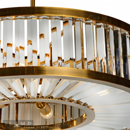 Люстры подвесные — Подвесная люстра iLamp 8945-6 GLD купить в 