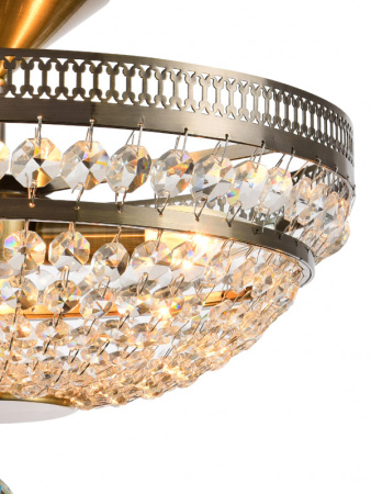 Люстры на штанге — Люстра на штанге Natali Kovaltseva BAROCCO 81405/4C ANTIQUE купить в 