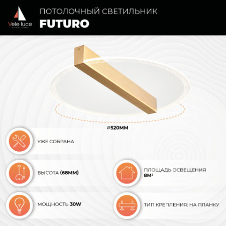 Накладные светильники — Накладной светильник Vele Luce VL7224L11 купить в 