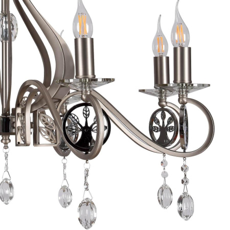 Люстры подвесные — Подвесная люстра Lumien Hall Ауэрель 2031/8H-SNCR-CL купить в 