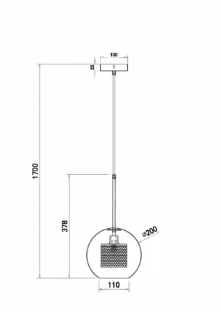 Подвесные светильники — Подвесной светильник Freya FR8018PL-01BS купить в 