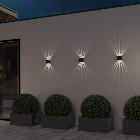 Уличные настенные светильники — Светильник настенный Elektrostandard Sole черный (35149/D) купить в 