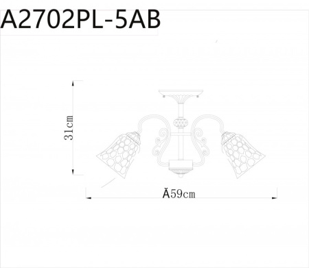 Люстры на штанге — Люстра на штанге ARTE Lamp A2702PL-5AB купить в  Люстры на штанге — Люстра на штанге ARTE Lamp A2702PL-5AB купить в
