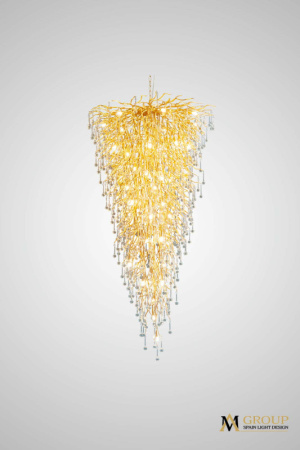 Люстры каскадные — Каскадная люстра AM Group TEAR SP35 купить в 