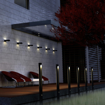 Уличные настенные светильники — Светильник настенный Novotech 358584 купить в 