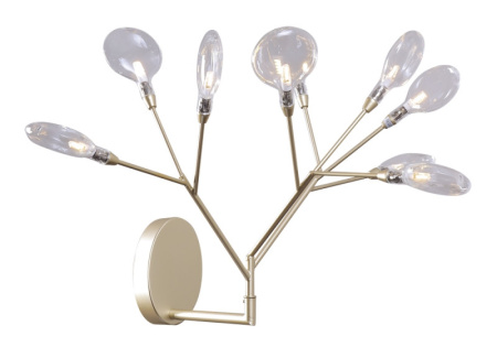 Настенные бра — Бра Crystal Lux EVITA AP9 GOLD/TRANSPARENT купить в 